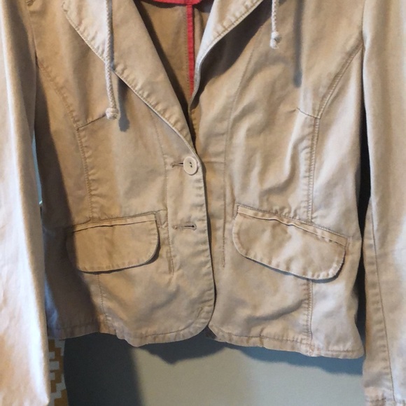 Khaki convertible jacket - Picture 3 of 4